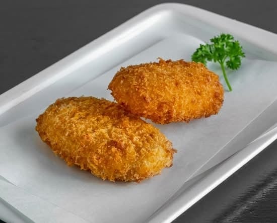 Side Mixed Croquettes 1 Japanese Potato, 1 Crab Cream.