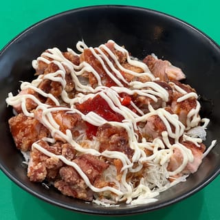 NEW Karaage Donburi w/house katsu sauce