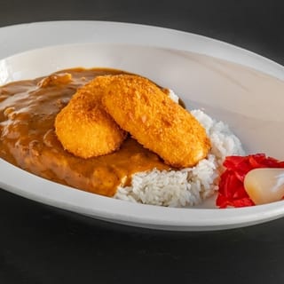 Kani Cream (Crab) Croquettes Curry