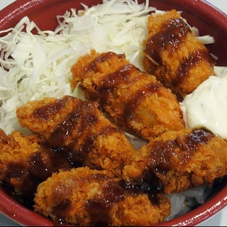 NEW Kaki Fry Donburi w/house katsu sauce