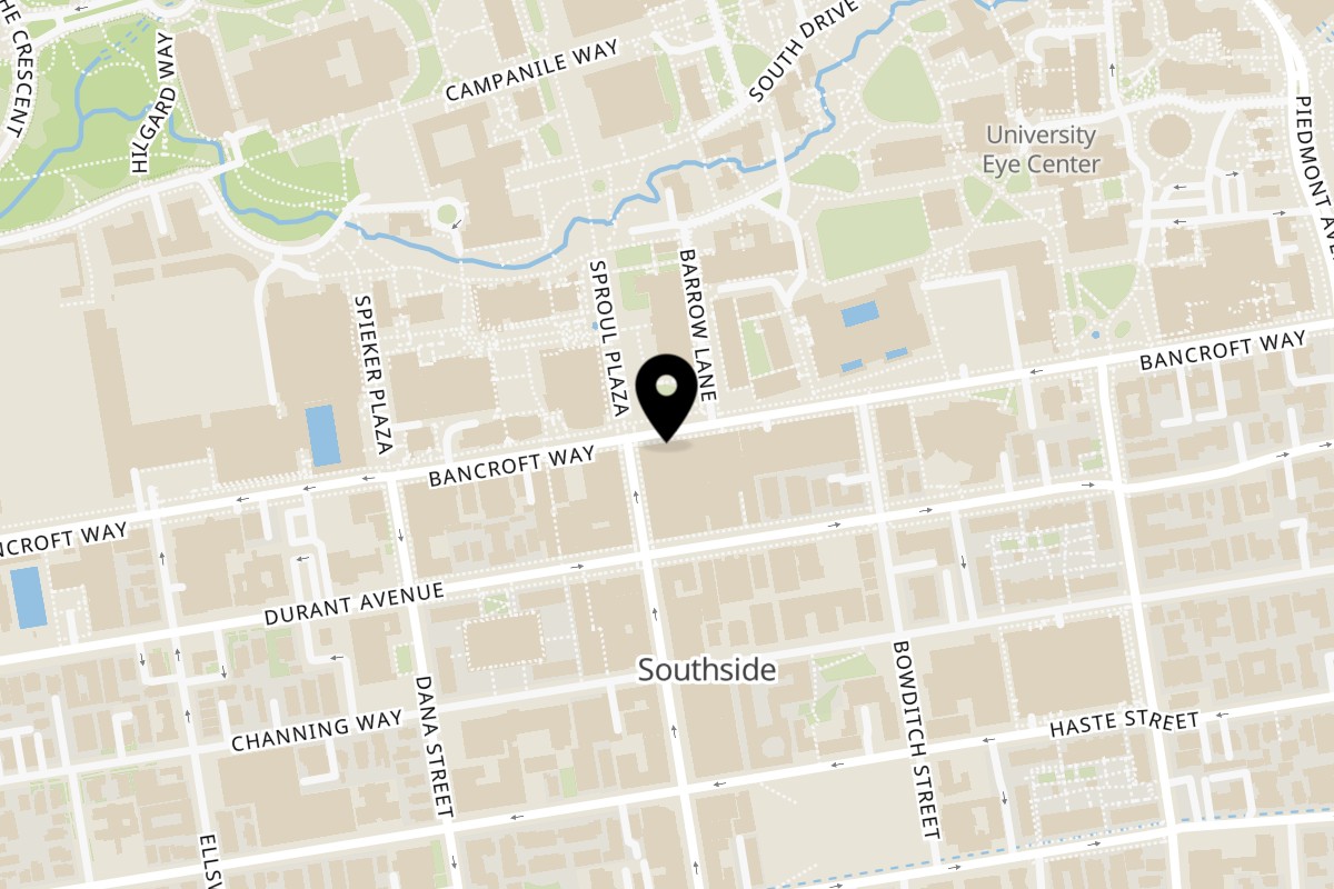 Map showing the location of Nippon Curry Berkeley on 2512 Bancroft Way in Berkeley